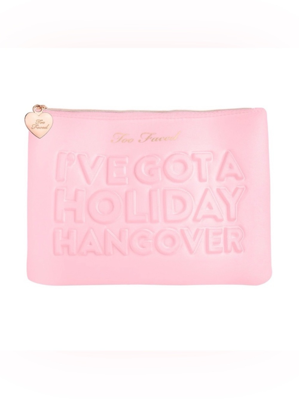 2 for $20 ✨ NEW • Too Faced “Holiday Hangover” Limited Edition Cosmetic Bag 💋